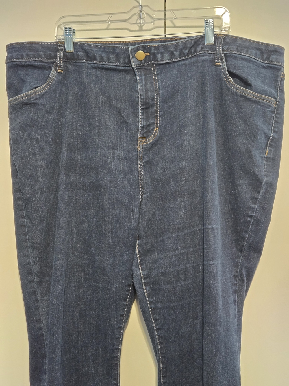 EVRI 24W/S Mid‑Rise Bootcut Jeans – Dark Wash Stretch Denim - Picture 2 of 7